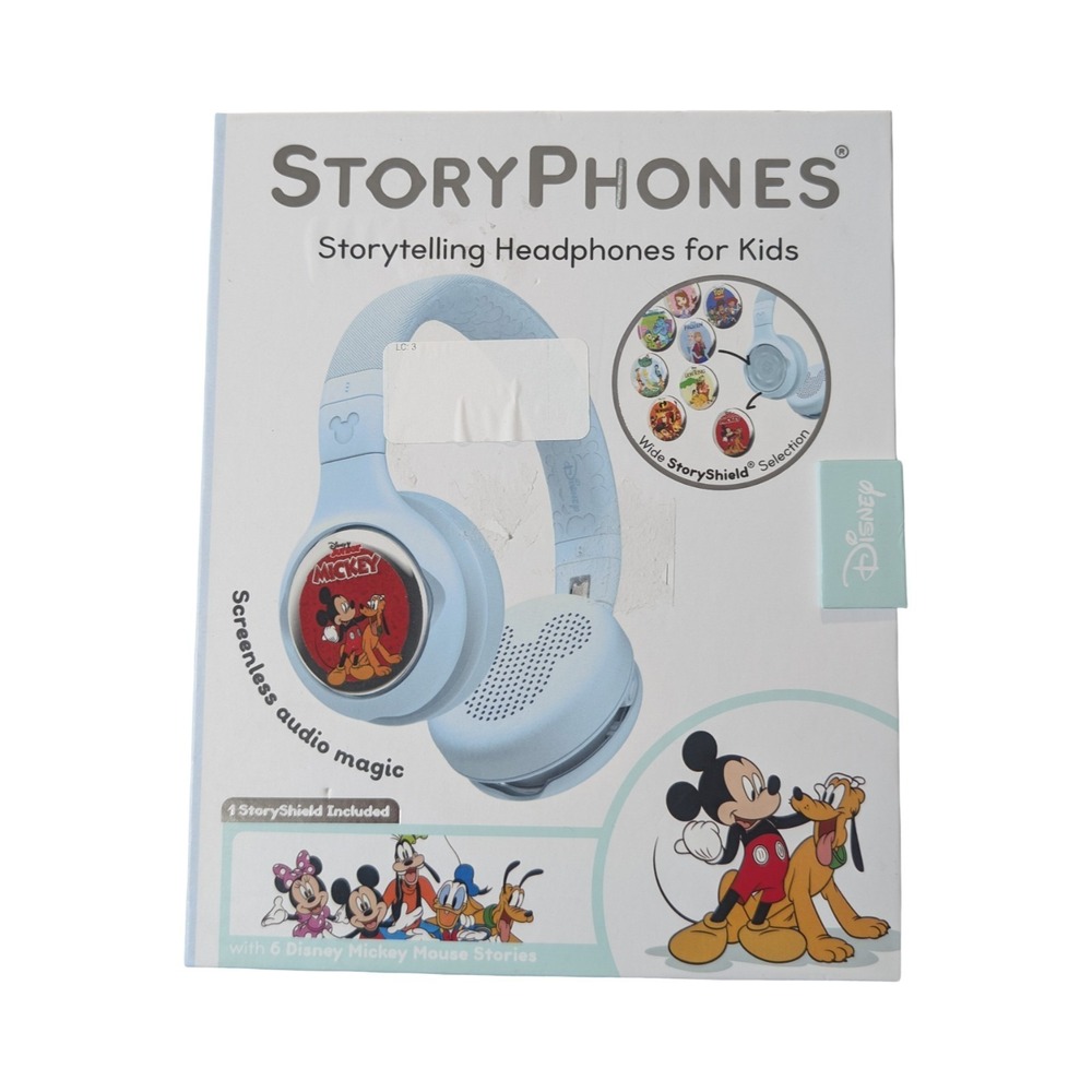 Bb.N StoryPhones Disney Mickey‎ Mouse Headphones Blue w/ StoryShield